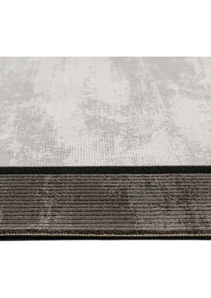 Eumundi Çerçeveli Gri Akrilik Dikdörtgen Modern Desenli Akrilik Hav Vermeyen Leke Tutmayan Kolay Temizlenen Yumuşak Makine Salon Yolluk Mutfak Halı modelleri