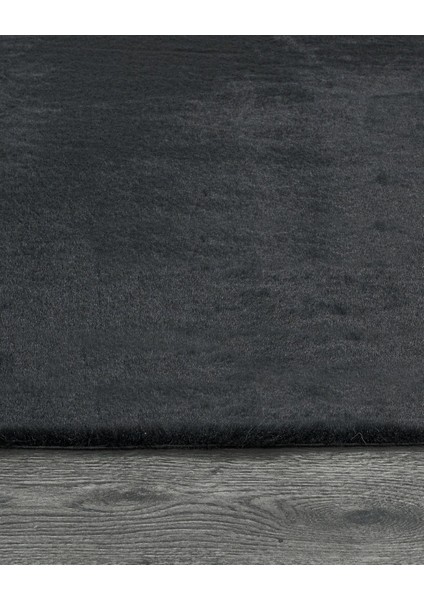 Tripp Düz Siyah Polyester Dikdörtgen Modern Desenli Akrilik Hav Vermeyen Leke Tutmayan Kolay Temizlenen Yumuşak Makine Salon Yolluk Mutfak Halı fırsatları