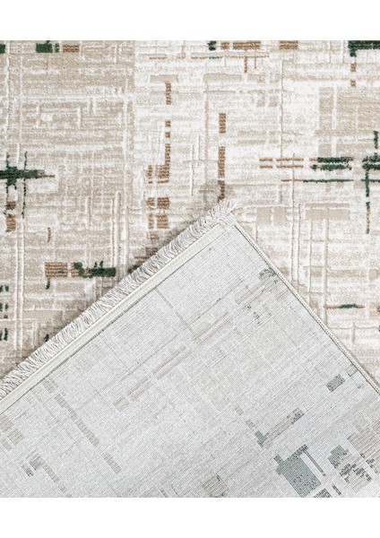 Mudgee Modern Krem Akrilik Dikdörtgen Modern Desenli Akrilik Hav Vermeyen Leke Tutmayan Kolay Temizlenen Yumuşak Makine Salon Yolluk Mutfak Halı fiyatları