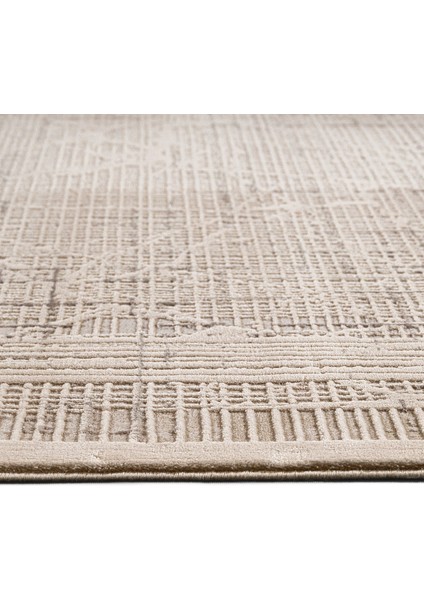 Dalal Çerçeveli Krem Akrilik Dikdörtgen Modern Desenli Akrilik Hav Vermeyen Leke Tutmayan Kolay Temizlenen Yumuşak Makine Salon Yolluk Mutfak Halı fiyatları