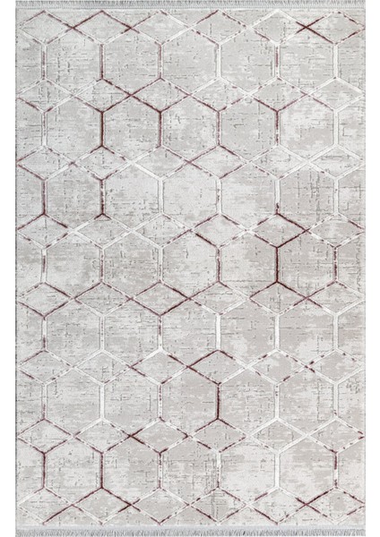 Darcy Geometrik Gri Akrilik Dikdörtgen Modern Desenli Akrilik Hav Vermeyen Leke Tutmayan Kolay Temizlenen Yumuşak Makine Salon Yolluk Mutfak Halı fırsatları