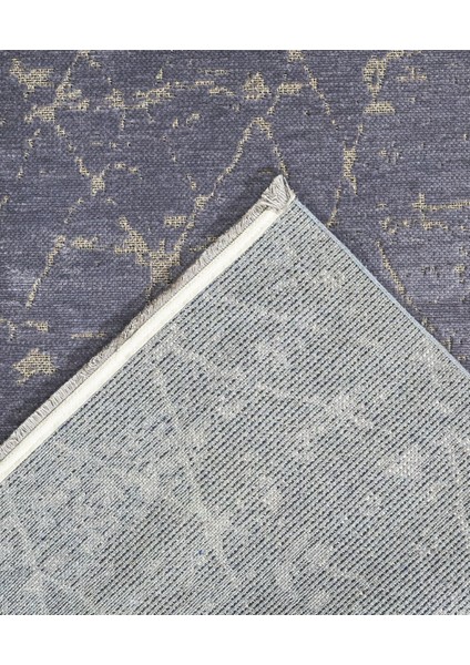 Nisreen Modern Mor Polyester Dikdörtgen Modern Desenli Akrilik Hav Vermeyen Leke Tutmayan Kolay Temizlenen Yumuşak Makine Salon Yolluk Mutfak Halı fiyatları