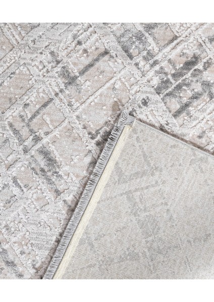 Vaikom Modern Gri Pamuk Dikdörtgen Modern Desenli Akrilik Hav Vermeyen Leke Tutmayan Kolay Temizlenen Yumuşak Makine Salon Yolluk Mutfak Halı modelleri