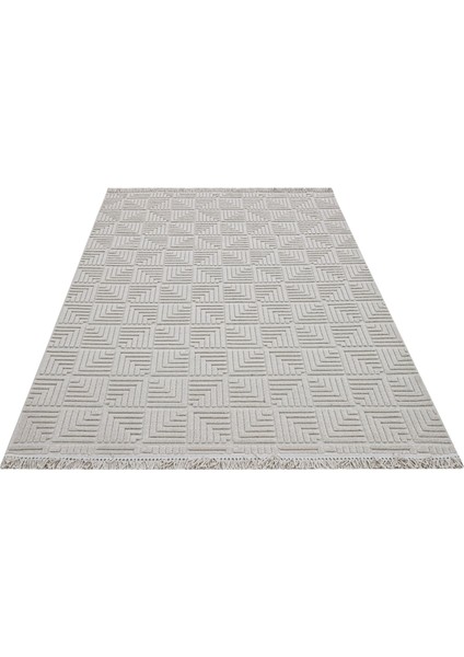 Ecewsk Geometrik Gri Mikrofiber Dikdörtgen Modern Desenli Akrilik Hav Vermeyen Leke Tutmayan Kolay Temizlenen Yumuşak Makine Salon Yolluk Mutfak Halı fiyatları