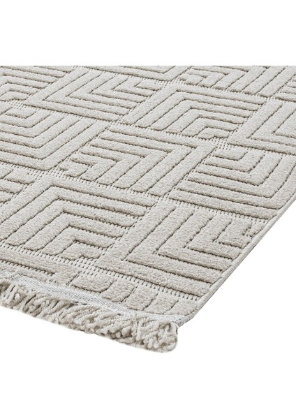 Ecewsk Geometrik Gri Mikrofiber Dikdörtgen Modern Desenli Akrilik Hav Vermeyen Leke Tutmayan Kolay Temizlenen Yumuşak Makine Salon Yolluk Mutfak Halı modelleri