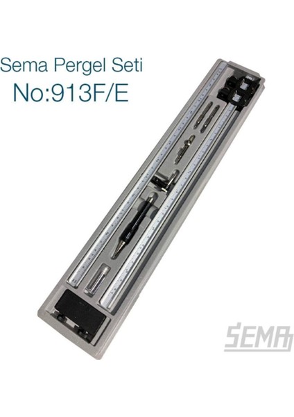 Pergel Takımı 1 Metre NO:913F/E modelleri