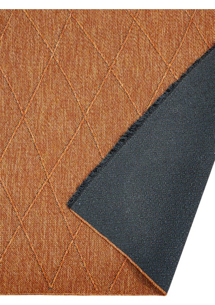 Nebula Geometrik Turuncu Polyester Dikdörtgen Modern Desenli Akrilik Hav Vermeyen Leke Tutmayan Kolay Temizlenen Yumuşak Makine Salon Yolluk Mutfak Halı indirimleri