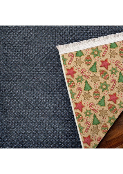 Figürlü Kırmızı Pamuk Daire Modern Desenli Pamuk Makinada Yıkanabilir Hav Toz Vermez Leke Tutmayan Kaymaz Taban Dijital Makine Baskı Salon Yolluk Mutfak Halı indirimleri