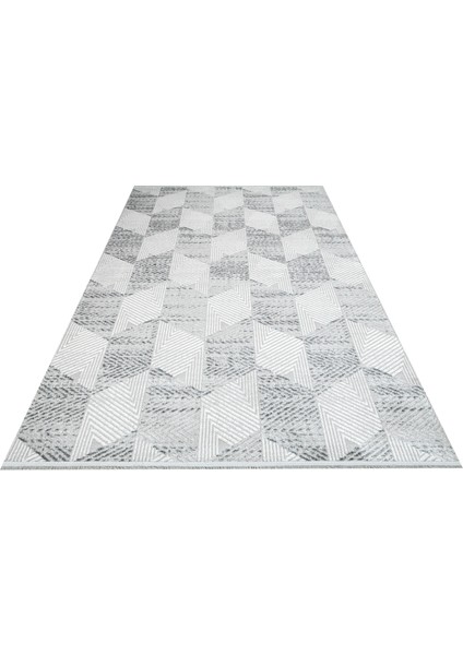Phoenix Gri Geometrik Etnik Modern Desenli Akrilik Hav Vermeyen Leke Tutmayan Kolay Temizlenen Yumuşak Makine Salon Yolluk Mutfak Halı fiyatları
