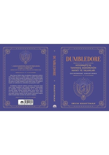 Dumbledore : Hogwarts’in Tanınmış Müdürünün Hayatı ve Yalanları – Gayriresmi Araştırma (Ciltli) - Irvin Khaytman modelleri