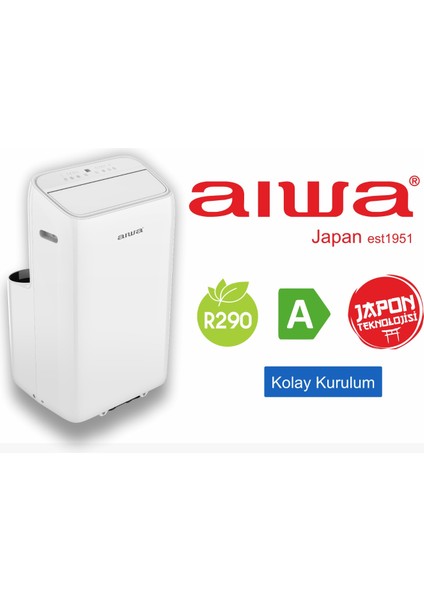 Polaris 12000 Btu Portatif Klima Hızlı Soğutma - Isıtma, Sessiz Mobil Klima