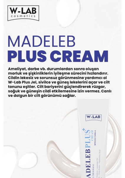 W Lab Kozmetik Madeleb Plus Krem 50 ml indirimleri