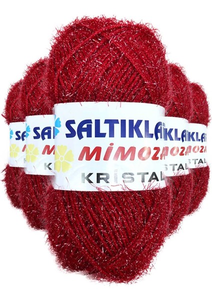 5 Adet Mimoza Kristal Işıltılı Şal Patik Yelek Ipi 24