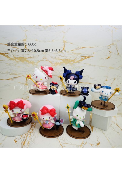 6 Melody Handyman Oyuncak Bebek Masaüstü Dekoratif Süsler (Yurt Dışından)