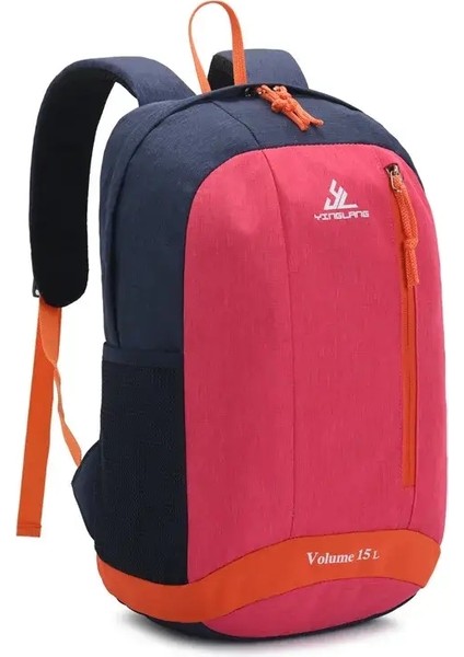 Küçük Okul Sırt Çantası Mini Okul Çantaları Erkek Kızlar Spor Sırt Çantaları Hafif Seyahat Sırt Çantası 15L Açık Hava Spor Çantası Mochila Renk: Gül Kırmızı (Yurt Dışından)