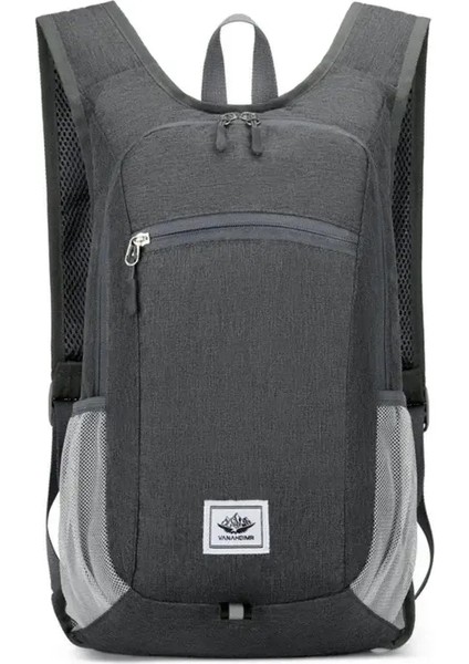 20L Taşınabilir Katlanabilir Sırt Çantası Erkekler Kadınlar Ultralight Sıradan Katlanır Çantalar Açık Tırmanış Bisiklet Yürüyüş Kılavuz Çalguk Seyahat Daypackcolor: Koyu Gri (Yurt Dışından)