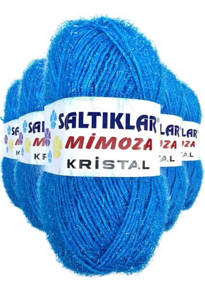 5 Adet Mimoza Kristal Işıltılı Şal Patik Yelek Ipi 03