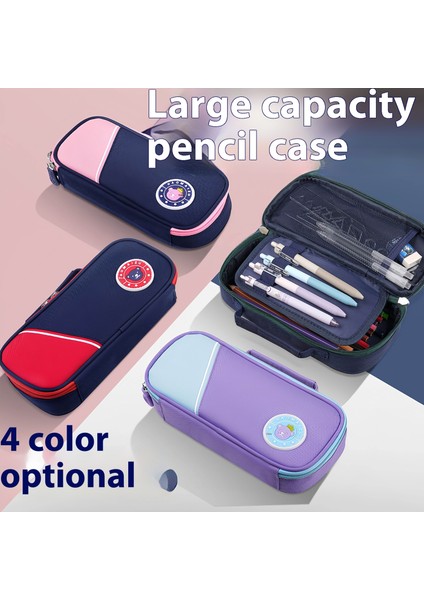 Büyük Kapasiteli Kalem Kutusu Kırtasiye Kutusu İlkokul Öğrencileri Kalem Kutusu Taşınabilir Kalem Çantası (Yurt Dışından) fiyatları