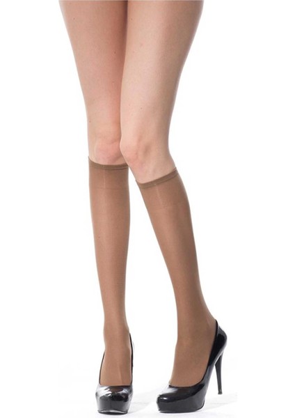 12 Adet Orta Kalın Dizaltı Çorap 40 Denye 38 Bronz fiyatları