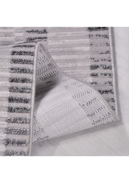 Gri Modern Etnik Desenli Akrilik Hav Vermeyen Leke Tutmayan Kolay Temizlenen Yumuşak Makine Salon Yolluk Mutfak Halı fiyatları