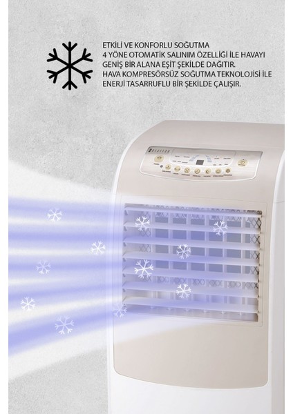 VN11 130w Uzaktan Kumandalı İyonizer Hava Soğutucu Nemlendirici fırsatları