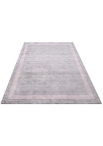 Çerçeveli Antrasit Viskon Dikdörtgen Modern Desenli Akrilik Hav Vermeyen Leke Tutmayan Kolay Temizlenen Yumuşak Makine Salon Yolluk Mutfak Halı indirimleri