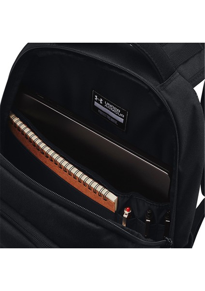 Ua Hustle 6.0 Backpack Siyah-Beyaz Unisex Sırt Çantası