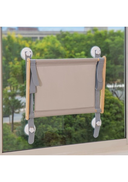 Ahşap Kedi Hamak Yüksek Emişli Katlanır Vantuz Asılı Sepet Kedi Yuvası (Yurt Dışından) fırsatları