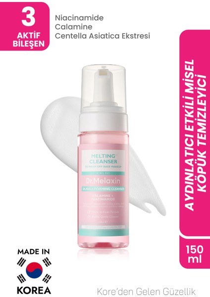 Yüz & Makyaj Temizleme Köpüğü | Niacinamide Içerikli | Siyah Nokta Karşıtı 150ML