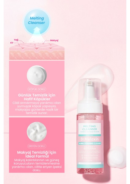 Yüz & Makyaj Temizleme Köpüğü | Niacinamide Içerikli | Siyah Nokta Karşıtı 150ML modelleri