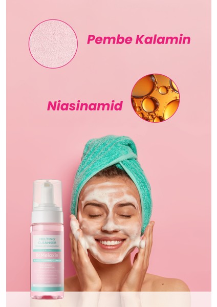 Yüz & Makyaj Temizleme Köpüğü | Niacinamide Içerikli | Siyah Nokta Karşıtı 150ML