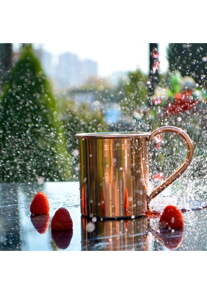 Bakır Kupa Bardak Düz Model Bakır Renk 500 ml fiyatları