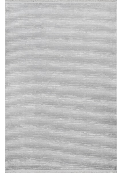 Alice Gri Çizgili Etnik Modern Desenli Pamuk Hav Vermeyen Leke Tutmayan Kolay Temizlenen Yumuşak Makine Salon Yolluk Mutfak Halı fiyatları