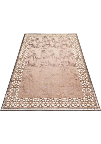 Sieghartskirchen Bakır Modern Etnik Desenli Deri Halı modelleri