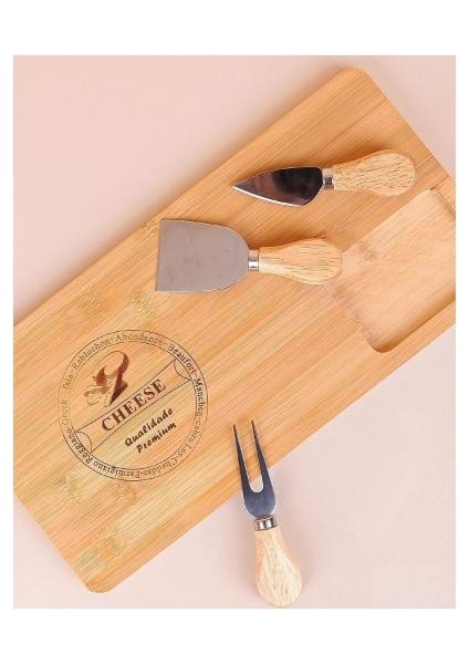 Bambu Peynir Kesme Sunum Tahtası