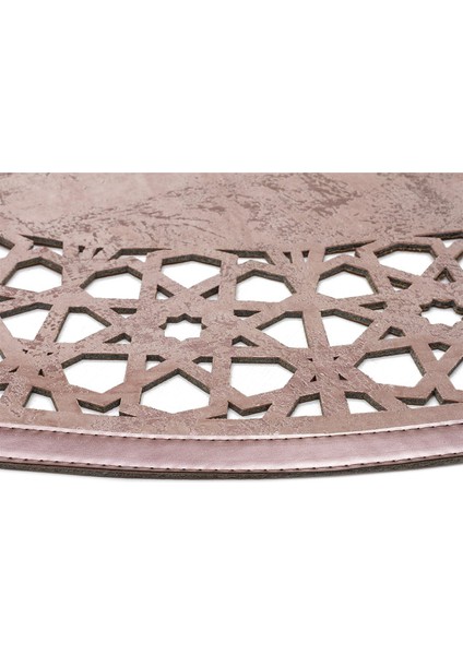 Seekirchen Vizon Modern Etnik Desenli Deri Halı fiyatları