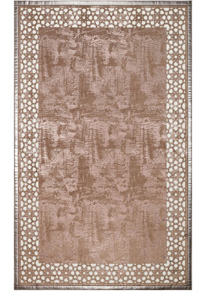 Sieghartskirchen Bakır Modern Etnik Desenli Deri Halı