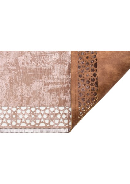 Sieghartskirchen Bakır Modern Etnik Desenli Deri Halı fırsatları