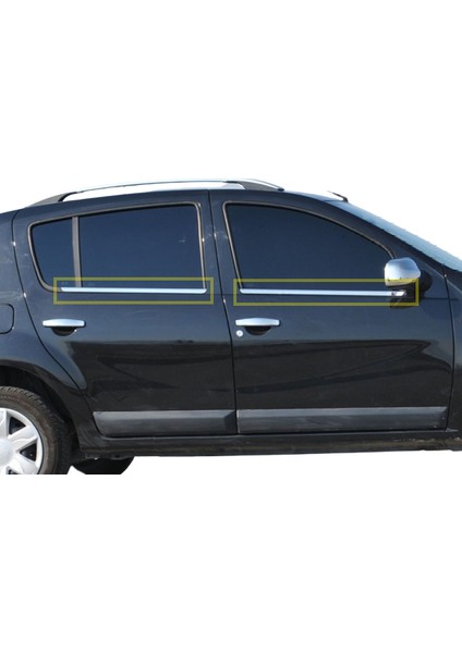 Cam Çıtaları Krom 4 Parça Sandero Hb 5d 2008-2012 Arası Modeller Için fırsatları