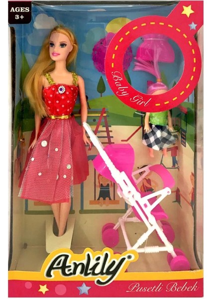 Çocuk Anlily Pusetli Bebek modelleri