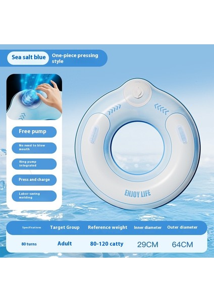 Şişme Yüzme Halkası Saplı Kalınlaştırılmış Yüzme Halkası Spor Açık Yaşam Koruyucusu (Yurt Dışından)