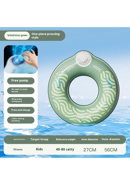 Şişme Yüzme Halkası Saplı Kalınlaştırılmış Yüzme Halkası Spor Açık Yaşam Koruyucusu (Yurt Dışından)