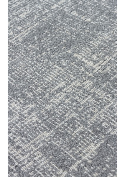 Amur Gri Modern Etnik Desenli Hav Vermeyen Leke Tutmayan Kolay Temizlenen Yumuşak Makine Salon Yolluk Mutfak Halı fırsatları