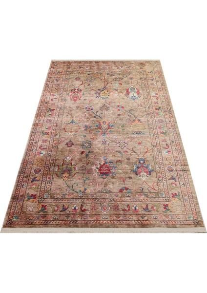 Waidhofen Bej Eskitme Etnik Modern Desenli Hav Vermeyen Leke Tutmayan Kolay Temizlenen Yumuşak Makine Salon Yolluk Mutfak Halı fiyatları