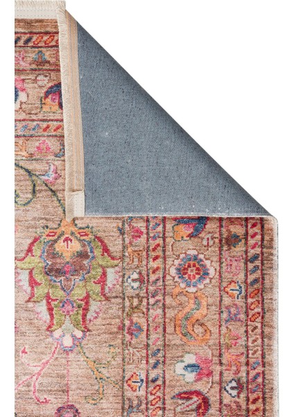 Waidhofen Bej Eskitme Etnik Modern Desenli Hav Vermeyen Leke Tutmayan Kolay Temizlenen Yumuşak Makine Salon Yolluk Mutfak Halı indirimleri