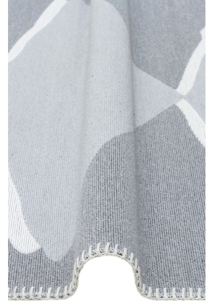 Kilimanjaro Gri Modern Etnik Desenli Pamuk Hav Vermeyen Leke Tutmayan Kolay Temizlenen Yumuşak Makine Salon Yolluk Mutfak Halı modelleri