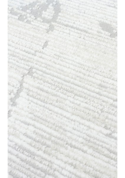 Gri Modern Etnik Desenli Poliproplen Hav Vermeyen Leke Tutmayan Kolay Temizlenen Yumuşak Makine Salon Yolluk Mutfak Halı indirimleri