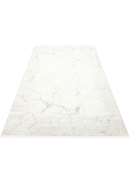 Gri Modern Etnik Desenli Poliproplen Hav Vermeyen Leke Tutmayan Kolay Temizlenen Yumuşak Makine Salon Yolluk Mutfak Halı