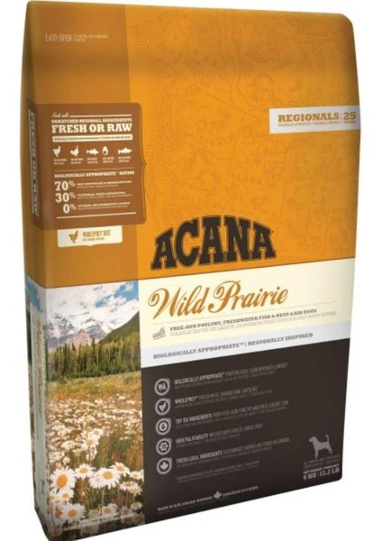 Wild Prairie Tüm Irk ve Yaşam Evreleri için Köpek Maması 11,4kg