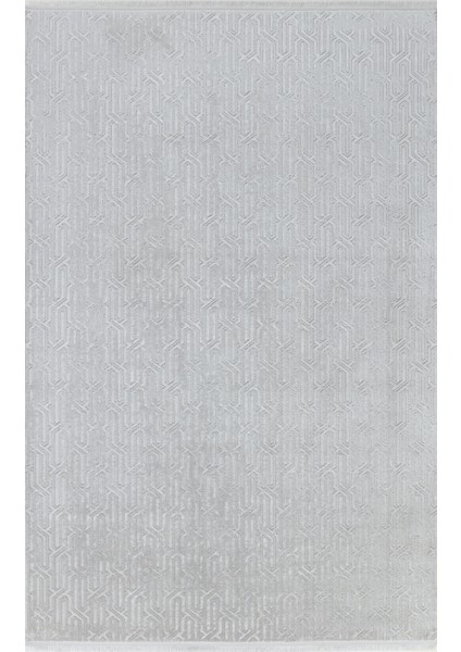 Venancio Gri Modern Etnik Desenli Hav Vermeyen Leke Tutmayan Kolay Temizlenen Yumuşak Makine Salon Yolluk Mutfak Halı